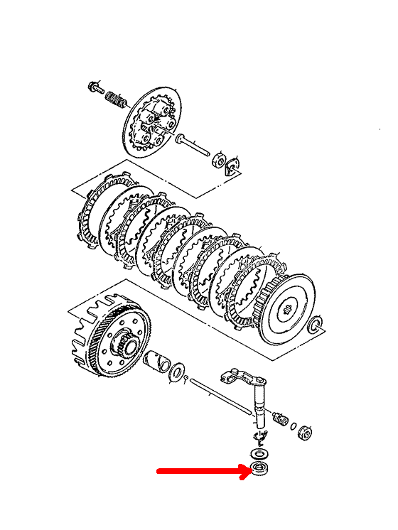 Boite de vitesses pour Yamaha 125 TY main image 1