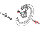 Kit roulements roue avant XRV 750