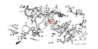 HONDA NSR 125 JC20, support carénage  64533-KY4-880