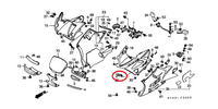 HONDA NSR 125 JC20, support carénage 64532-KY4-880